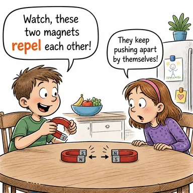 repel (püskürtmek, itmek, iğrendirmek) karikatürü — diyalogla bağlam içinde öğren