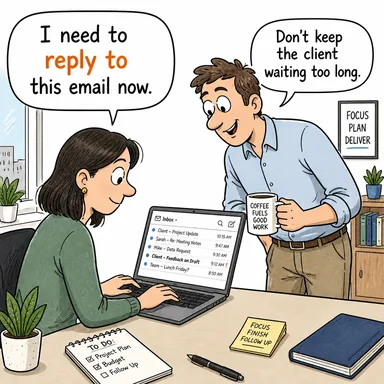 reply to (cevap vermek, yanıtlamak) karikatürü — diyalogla bağlam içinde öğren