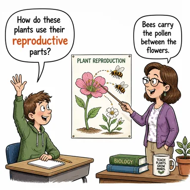 reproductive (üreme ile ilgili, çoğaltıcı) karikatürü — diyalogla bağlam içinde öğren