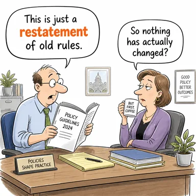 restatement (yeniden ifade etme, açıklama) karikatürü — diyalogla bağlam içinde öğren