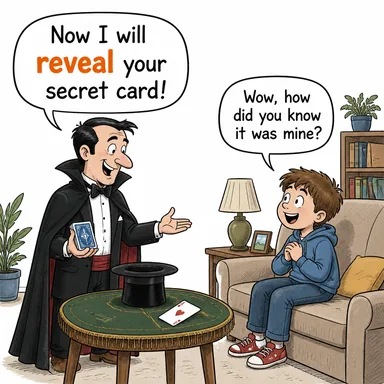 reveal (ifşa etmek, ortaya çıkarmak, gözler önüne sermek) karikatürü — diyalogla bağlam içinde öğren