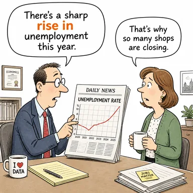 rise in (...de artış, yükseliş) karikatürü — diyalogla bağlam içinde öğren