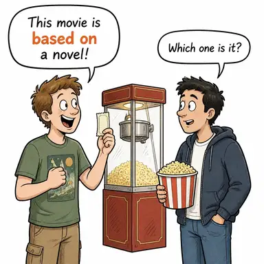 based on (-e dayalı, temel alan, esas alan) karikatürü — diyalogla bağlam içinde öğren