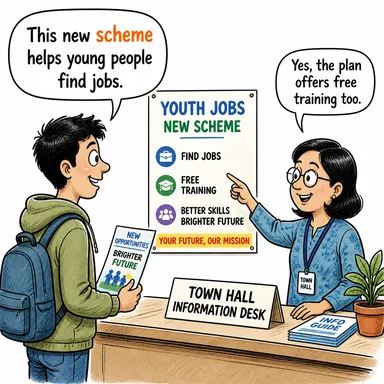 scheme (tasarı, plan, entrika, şema) karikatürü — diyalogla bağlam içinde öğren