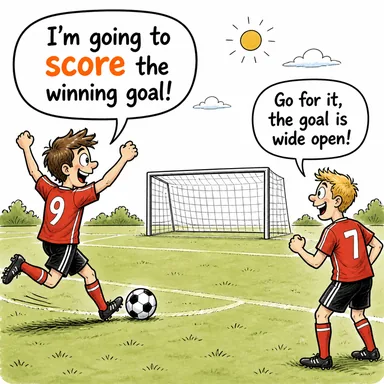 score (sayı yapmak, puan almak, çetele tutmak) karikatürü — diyalogla bağlam içinde öğren