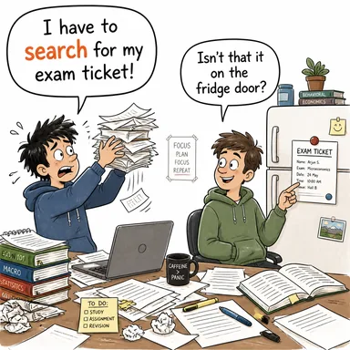 search (aramak, araştırmak) karikatürü — diyalogla bağlam içinde öğren