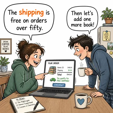 shipping (nakliye, sevkiyat, gemi taşımacılığı) karikatürü — diyalogla bağlam içinde öğren