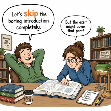 skip (atlamak, es geçmek, (okulu/dersi) asmak) karikatürü — diyalogla bağlam içinde öğren