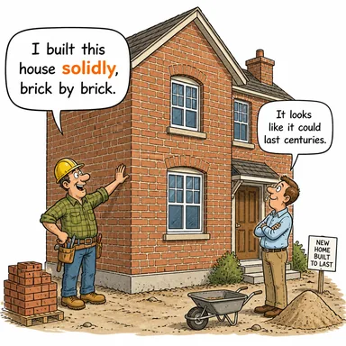solidly (sağlam bir şekilde, tamamen) karikatürü — diyalogla bağlam içinde öğren
