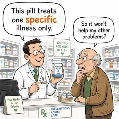 specific (belirli, özgül, spesifik) karikatürü — diyalogla bağlam içinde öğren