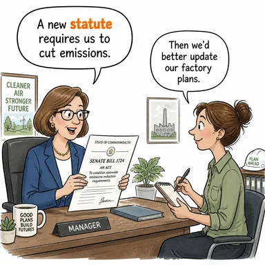statute (kanun, yasa, tüzük) karikatürü — diyalogla bağlam içinde öğren