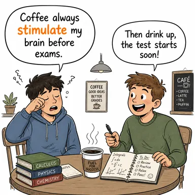 stimulate (uyarmak, teşvik etmek, harekete geçirmek) karikatürü — diyalogla bağlam içinde öğren