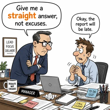 straight (düz, doğrudan) karikatürü — diyalogla bağlam içinde öğren