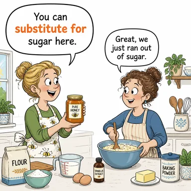 substitute for (yerine geçmek, değiştirmek; yedek) karikatürü — diyalogla bağlam içinde öğren