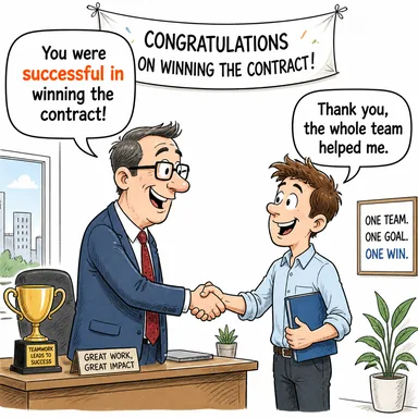 successful in (...-de başarılı) karikatürü — diyalogla bağlam içinde öğren