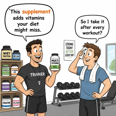 supplement (ek, ilave, takviye) karikatürü — diyalogla bağlam içinde öğren
