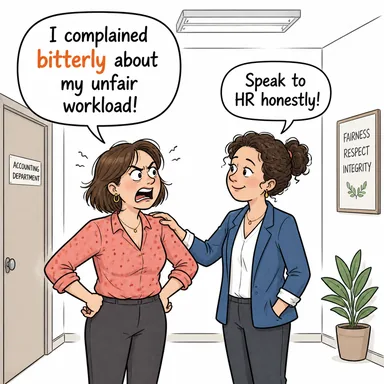 bitterly (fena halde, acı bir şekilde) karikatürü — diyalogla bağlam içinde öğren