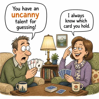uncanny (tekinsiz, esrarengiz, garip (doğaüstü gibi)) karikatürü — diyalogla bağlam içinde öğren