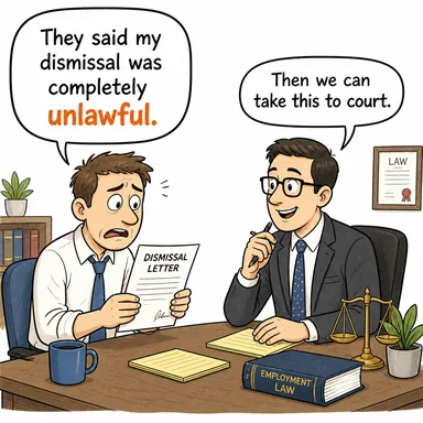 unlawful (yasadışı, kanunsuz) karikatürü — diyalogla bağlam içinde öğren