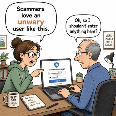 unwary (tedbirsiz, dikkatsiz, gafil, temkinli olmayan) karikatürü — diyalogla bağlam içinde öğren