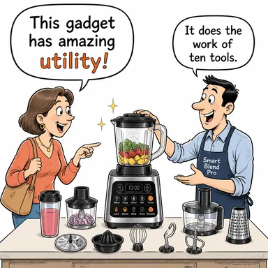 utility (fayda, yarar, kamu hizmeti (elektrik/su vb.)) karikatürü — diyalogla bağlam içinde öğren