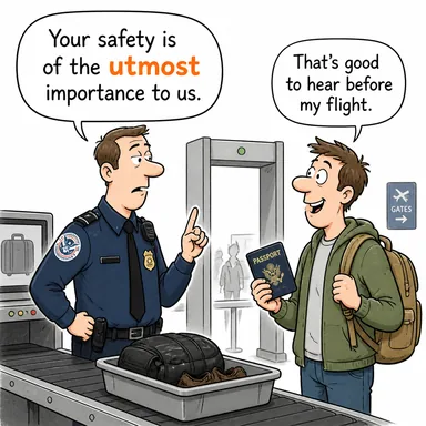 utmost (azami, en üstün, en son derece) karikatürü — diyalogla bağlam içinde öğren