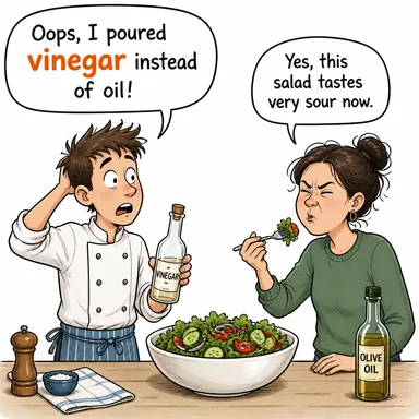 vinegar (sirke) karikatürü — diyalogla bağlam içinde öğren