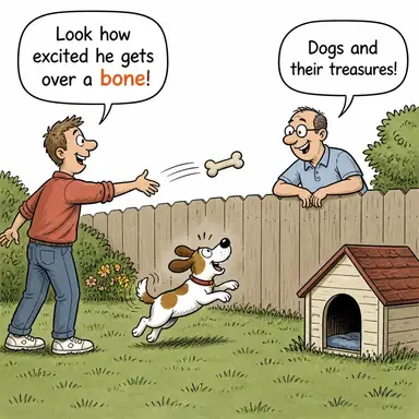 bone (kemik) karikatürü — diyalogla bağlam içinde öğren