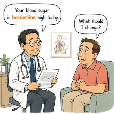 borderline (sınır çizgisi, sınırda (belirsiz)) karikatürü — diyalogla bağlam içinde öğren