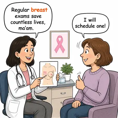 breast (göğüs, meme) karikatürü — diyalogla bağlam içinde öğren