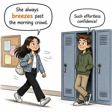 breeze (meltem, hafif rüzgar) karikatürü — diyalogla bağlam içinde öğren