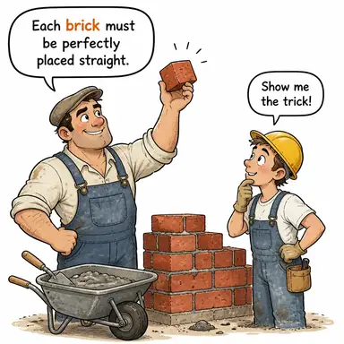 brick (tuğla) karikatürü — diyalogla bağlam içinde öğren