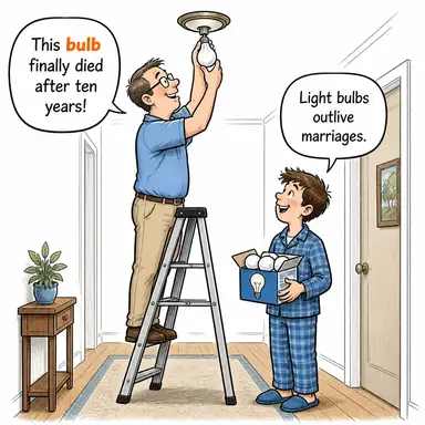 bulb (ampul, bitki soğanı) karikatürü — diyalogla bağlam içinde öğren