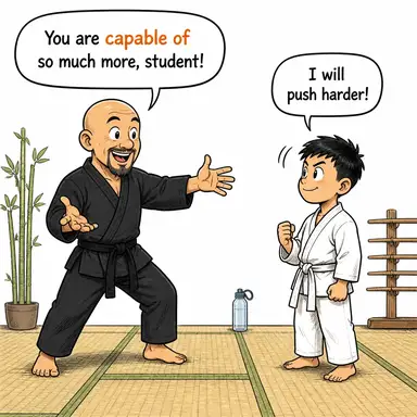 capable of (... yeteneğine sahip, ... yapabilir) karikatürü — diyalogla bağlam içinde öğren