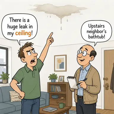 ceiling (tavan, (fiyat/ücret için) üst sınır) karikatürü — diyalogla bağlam içinde öğren