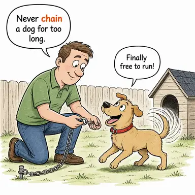 chain (zincirlemek, bağlamak) karikatürü — diyalogla bağlam içinde öğren