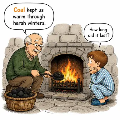 coal (kömür) karikatürü — diyalogla bağlam içinde öğren