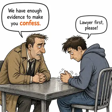 confess (itiraf etmek, günah çıkarmak) karikatürü — diyalogla bağlam içinde öğren