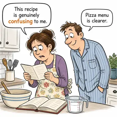 confusing (kafa karıştırıcı, şaşırtıcı) karikatürü — diyalogla bağlam içinde öğren