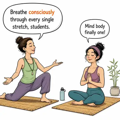 consciously (bilinçli olarak, kasten) karikatürü — diyalogla bağlam içinde öğren