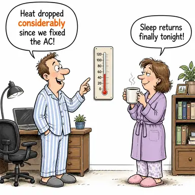 considerably (oldukça, önemli ölçüde, epeyce) karikatürü — diyalogla bağlam içinde öğren